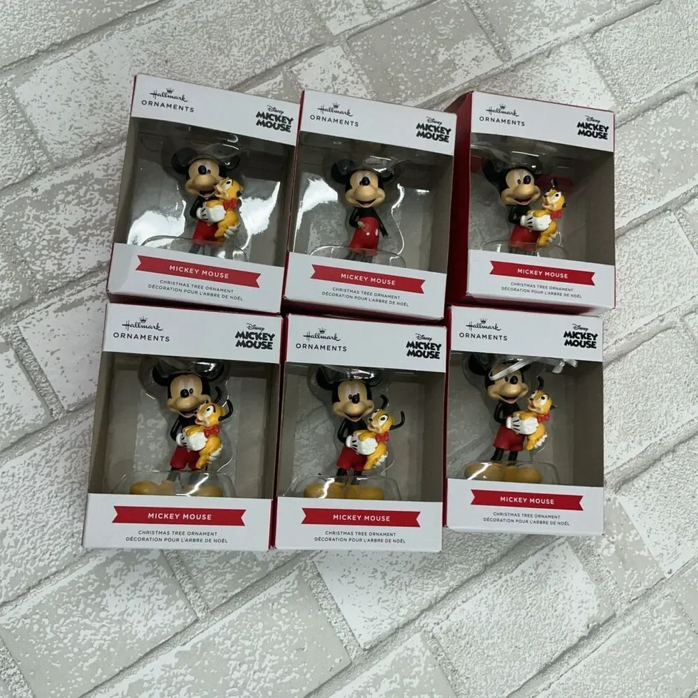 Disney Mickey Mouse Hallmark Ornaments Lot